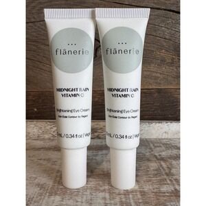 2 Pack: Flanerie Midnight Rain Vitamin C Eye Cream 10ml / 0.34oz Sealed | $90